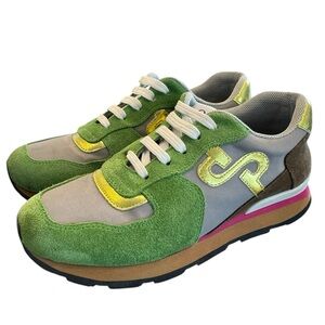 OPP Casual Lace-up Suede Leather Sneakers